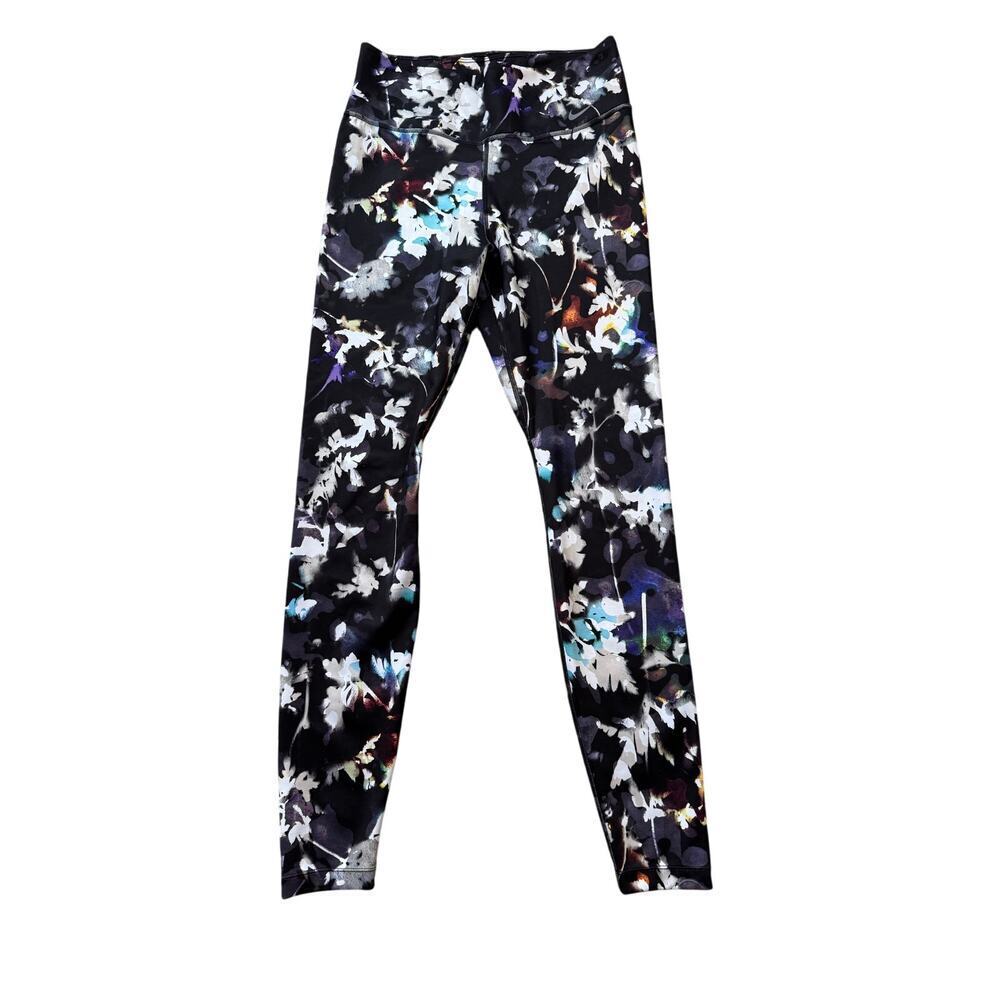NIKE Dri-Fit Leggings, Size Medium, floral pattern